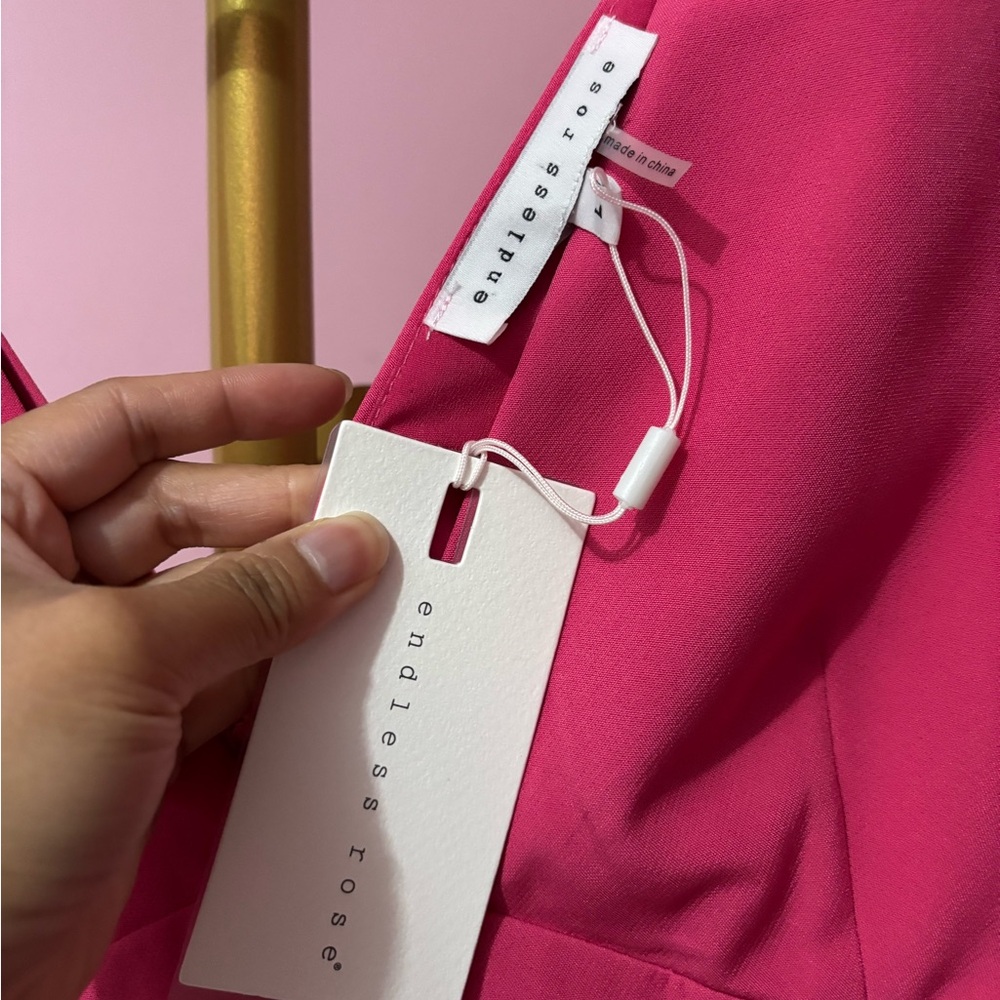 Endless Rose Pink Backless Dress - Picture 3 of 5